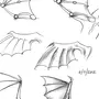Крылья дракона рисунок