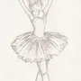 Балерина Картинки Для Срисовки
