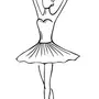 Балерина картинки для срисовки