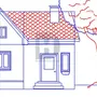 Как Нарисовать Крышу Дома