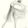Балерина На Сцене Рисунок