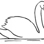 Нарисовать лебедя