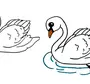 Нарисовать Лебедя