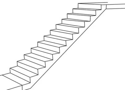 Как нарисовать лестницу