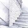 Как нарисовать лестницу