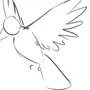 Как Нарисовать Летящую Птицу
