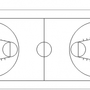 Баскетбольная Площадка Рисунок