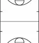 Баскетбольная площадка рисунок