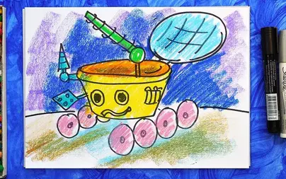 Луноход для 1 класса окружающий мир нарисовать