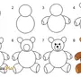 Как Нарисовать Медведя Поэтапно Для Детей
