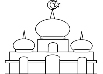 Нарисовать мечеть