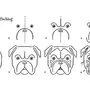 Как нарисовать лицо собаки