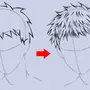 Как нарисовать мужские волосы