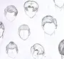 Как нарисовать мужские волосы