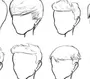 Как Нарисовать Мужские Волосы