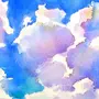 Как нарисовать небо гуашью