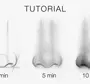 Как нарисовать нос поэтапно