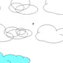 Перистые облака рисунок карандашом