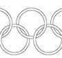 Олимпийские кольца рисунок