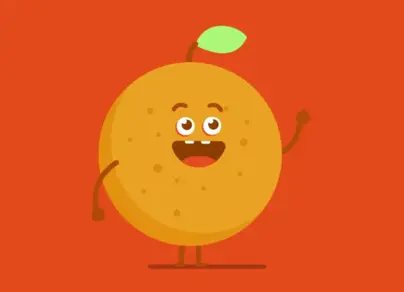 Как нарисовать оранжевого друга