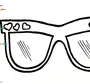 Как нарисовать очки