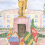 Памятник Вов Рисунок