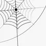 Как нарисовать паутину