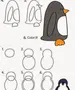 Нарисовать пингвина
