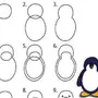 Нарисовать Пингвина