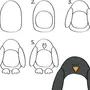Нарисовать Пингвина