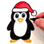 Нарисовать пингвина