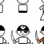 Как нарисовать пирата