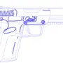 Как нарисовать пистолет из стандофф 2