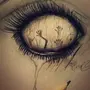 Как нарисовать грустные глаза