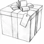 Как нарисовать подарок
