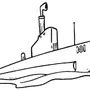 Как нарисовать подводную лодку