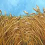 Как нарисовать поле с пшеницей