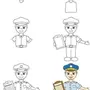 Как нарисовать полицейского