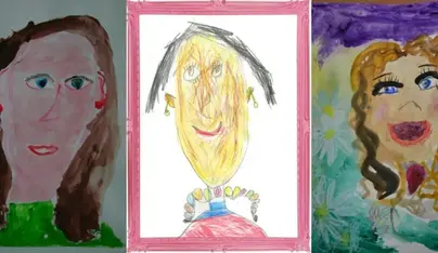 Портрет мамы 3 класс рисунок