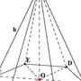 Как нарисовать четырехугольную пирамиду