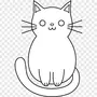 Легкий рисунок кошки
