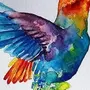 Как Нарисовать Птицу Красками