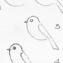 Как нарисовать птичку