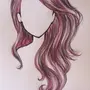 Как нарисовать распущенные волосы