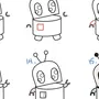 Как нарисовать робот пылесос