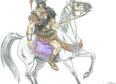 Александр македонский рисунок