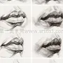 Как нарисовать рот человека