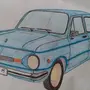 Как нарисовать русские машины