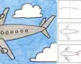 Как нарисовать самолет для детей