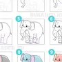 Как нарисовать слона для детей